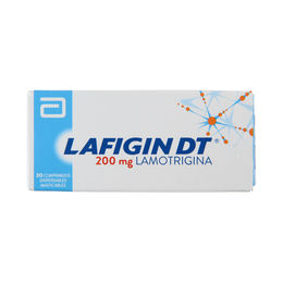 Lafigin DT Lamotrigina 200mg 30 Comprimidos Masticables
