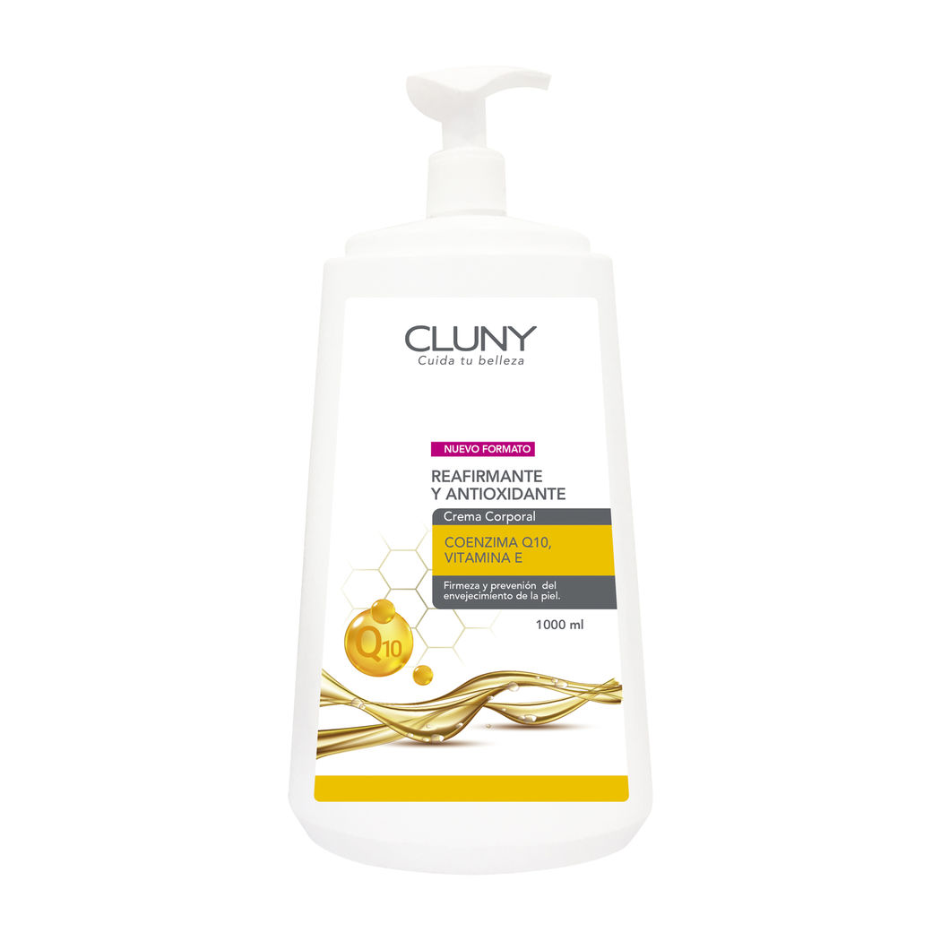 Crema Corporal Cluny Q10 y Vitamina E 1000ml