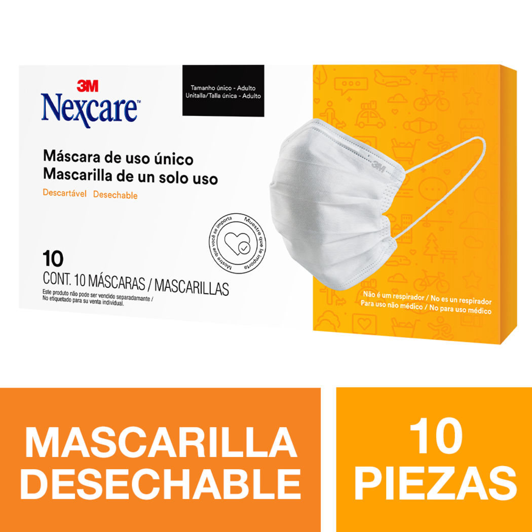 Mascarillas Desechables 10 Unidades