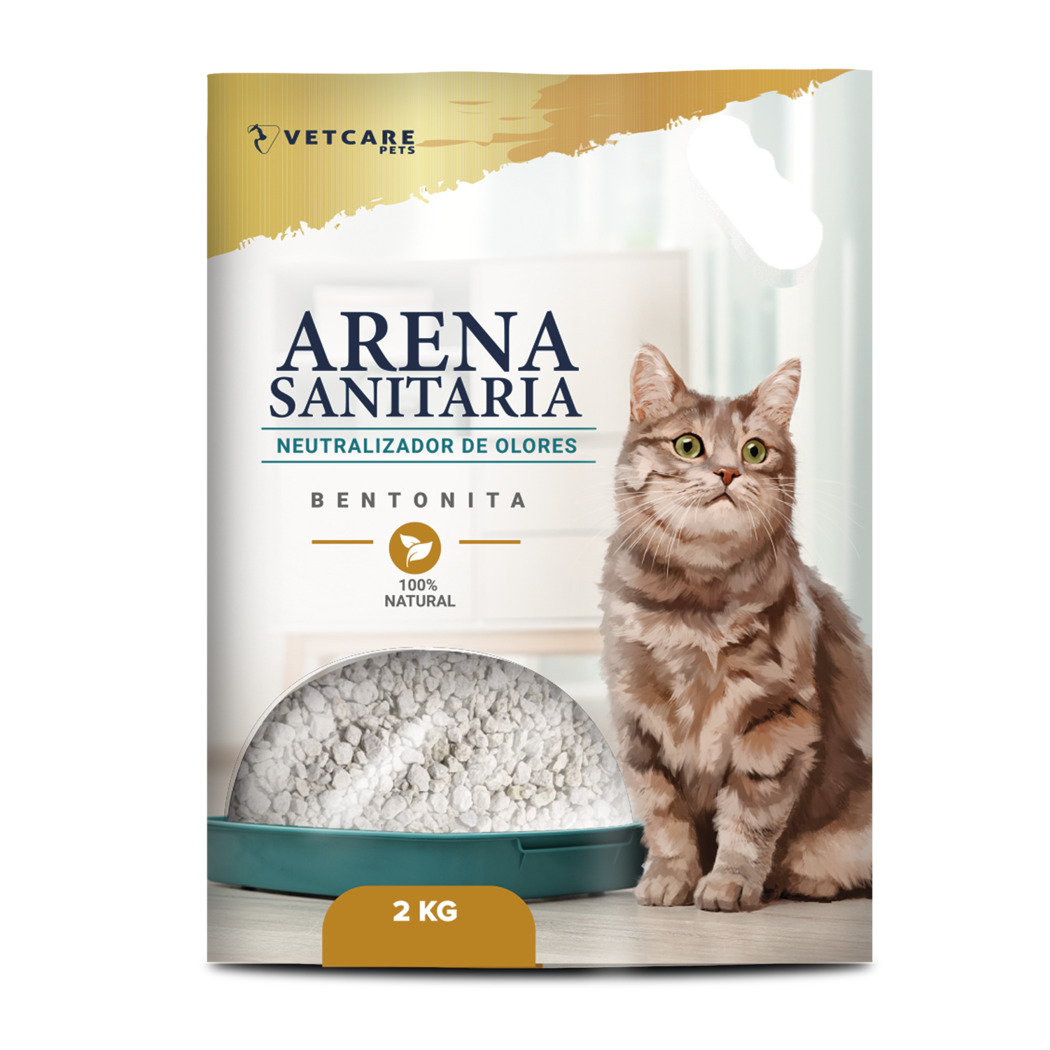 Arena Sanitaria para Gatos Bentonita 2k
