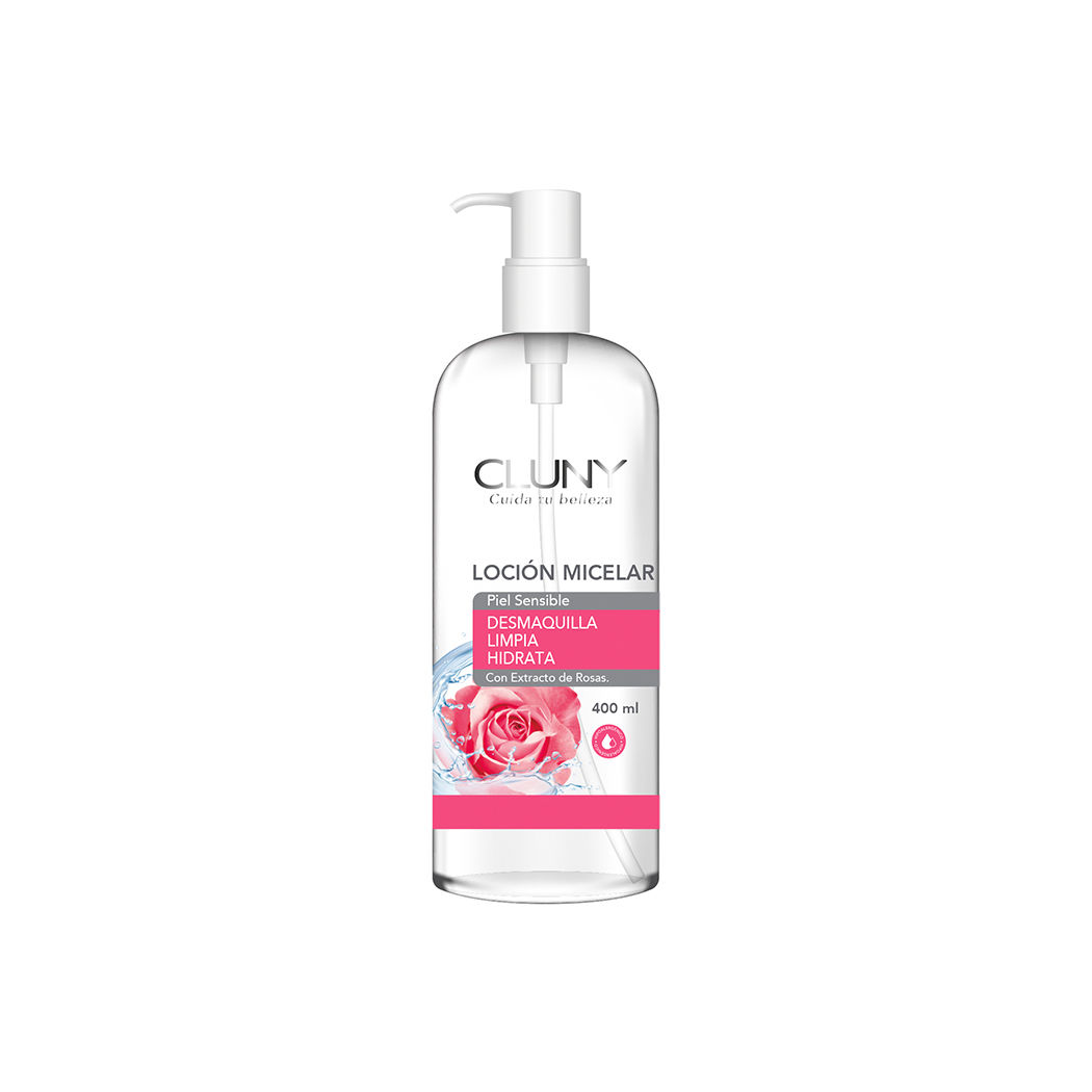 Cluny Loción Micelar Extracto de Rosas 400ml