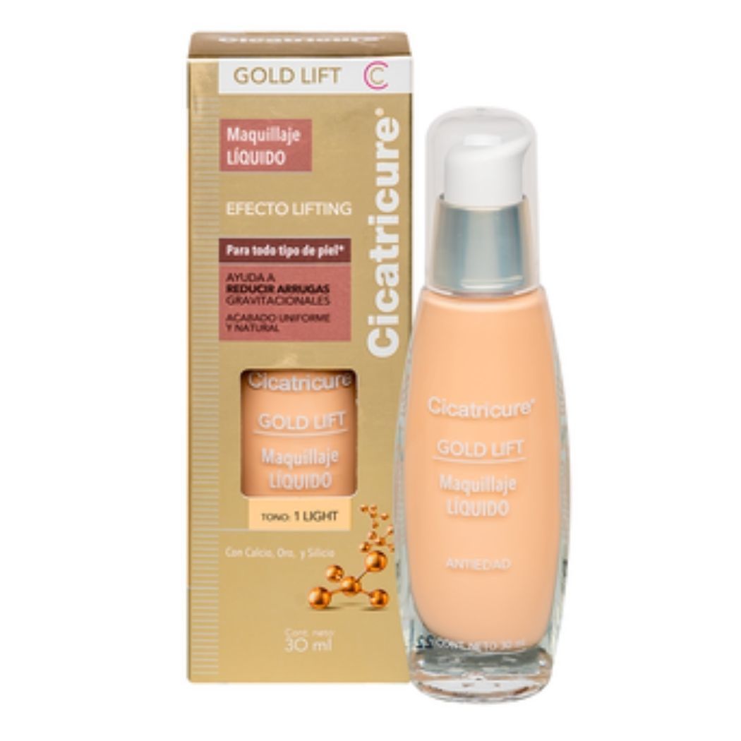 Cicatricure Gold Lift Maquillaje Liquido Light 30 ml