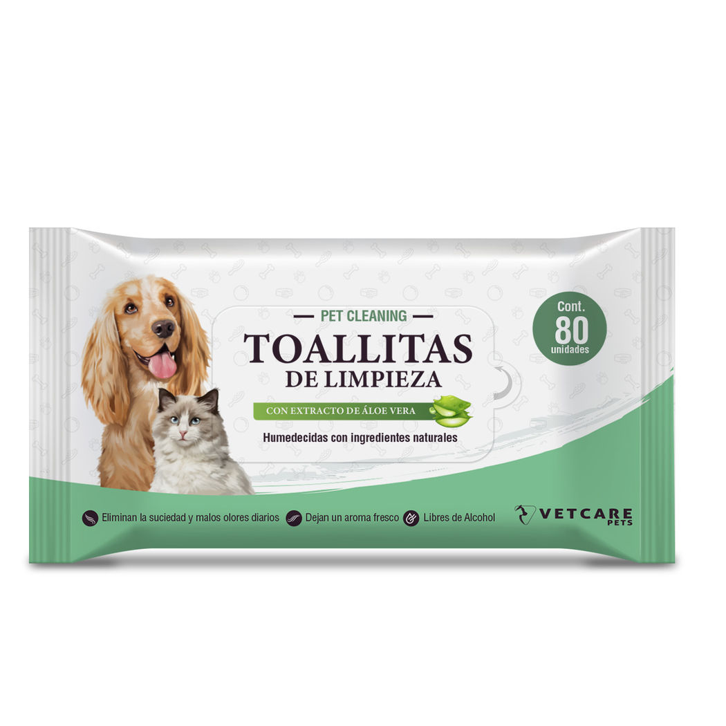 Toallitas de Limpieza para Mascotas