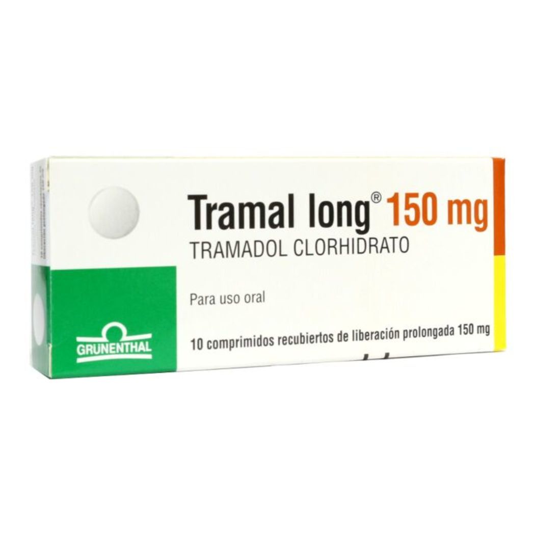 Tramal Long (R) Tramadol 150mg 10 Comprimidos Prolongados