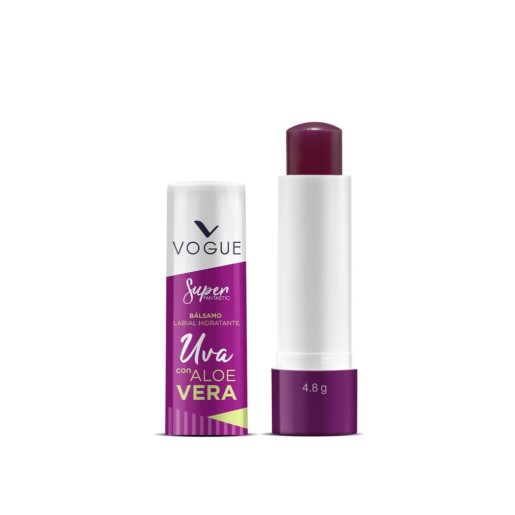 Bálsamo De Labios Kiss My Lips Uva Con Aloe Vera