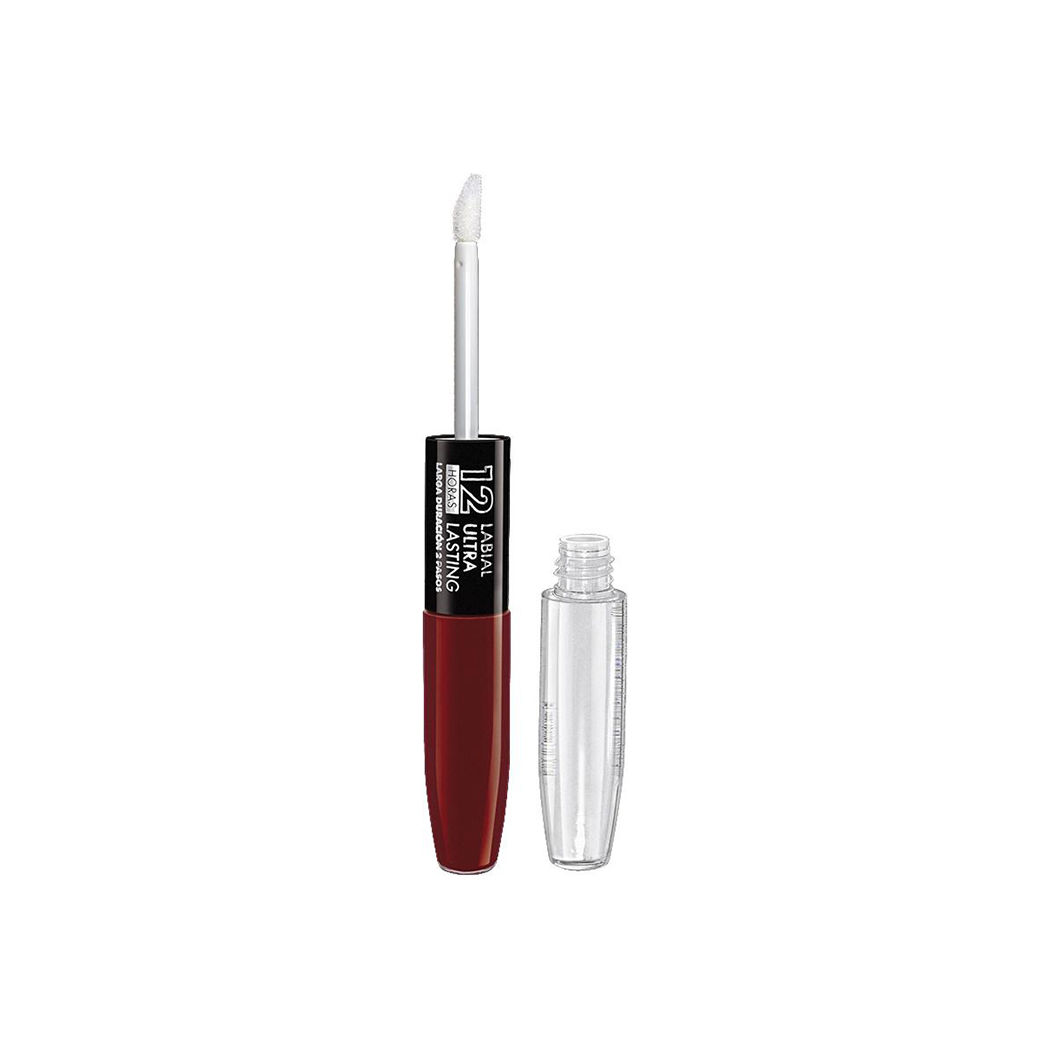 Labial 2 Pasos Petrizzio Ultra Lasting 12 Hrs Rojo 5 ml