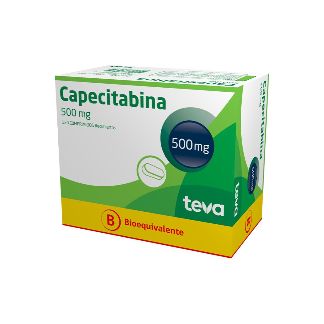 Capecitabina (B) 500mg 120 Comprimidos Recubiertos