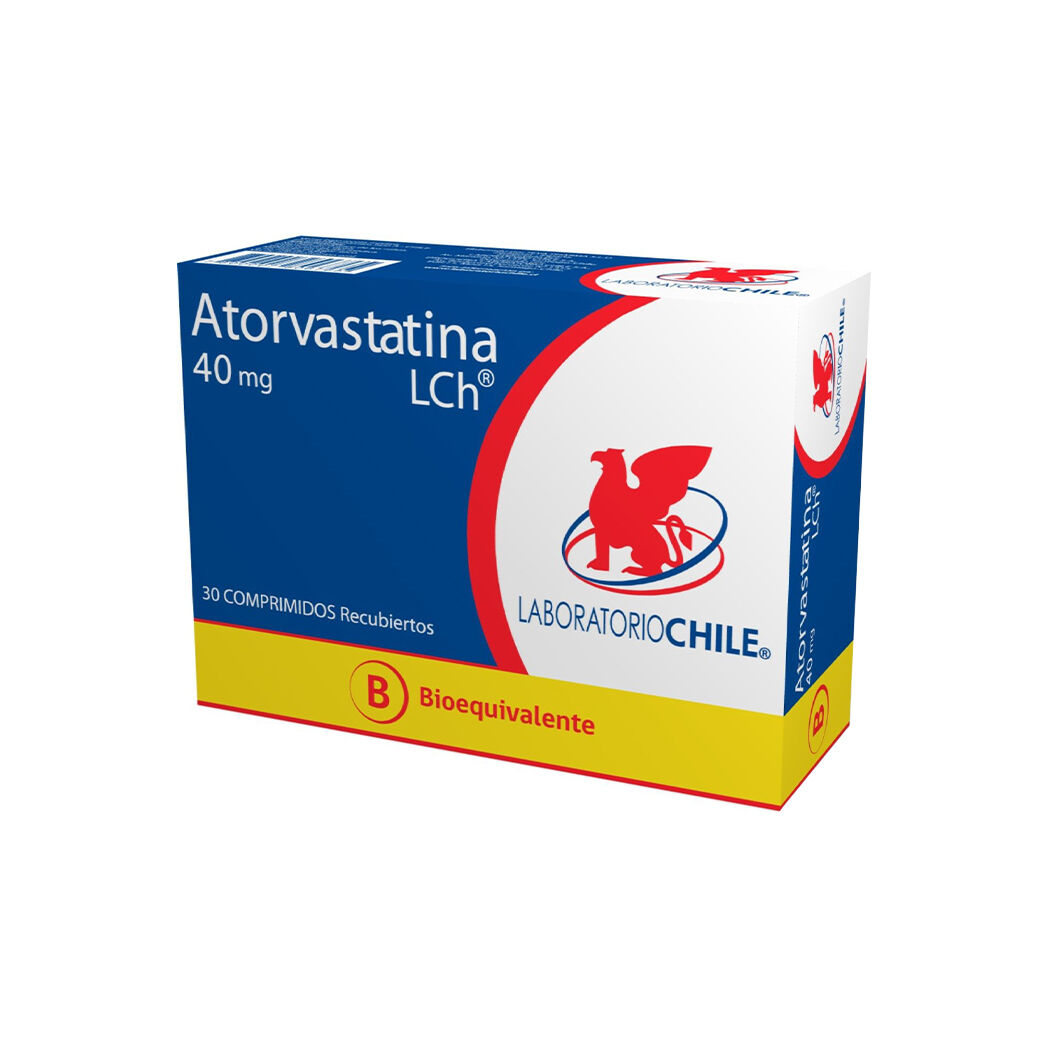 Atorvastatina (B) 40mg 30 Comprimidos Recubiertos