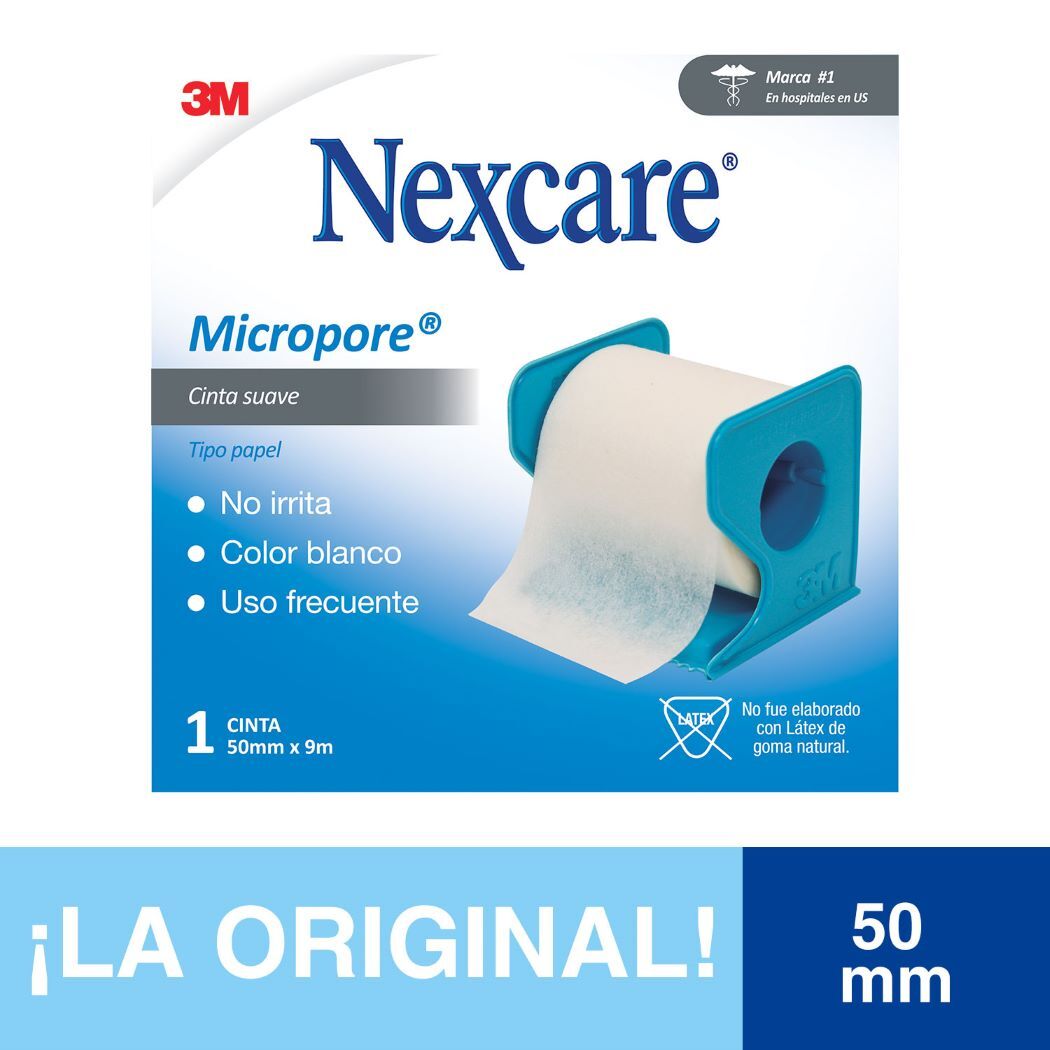 Cinta Adhesiva Micropore Blanca 50mm x 9,1mts