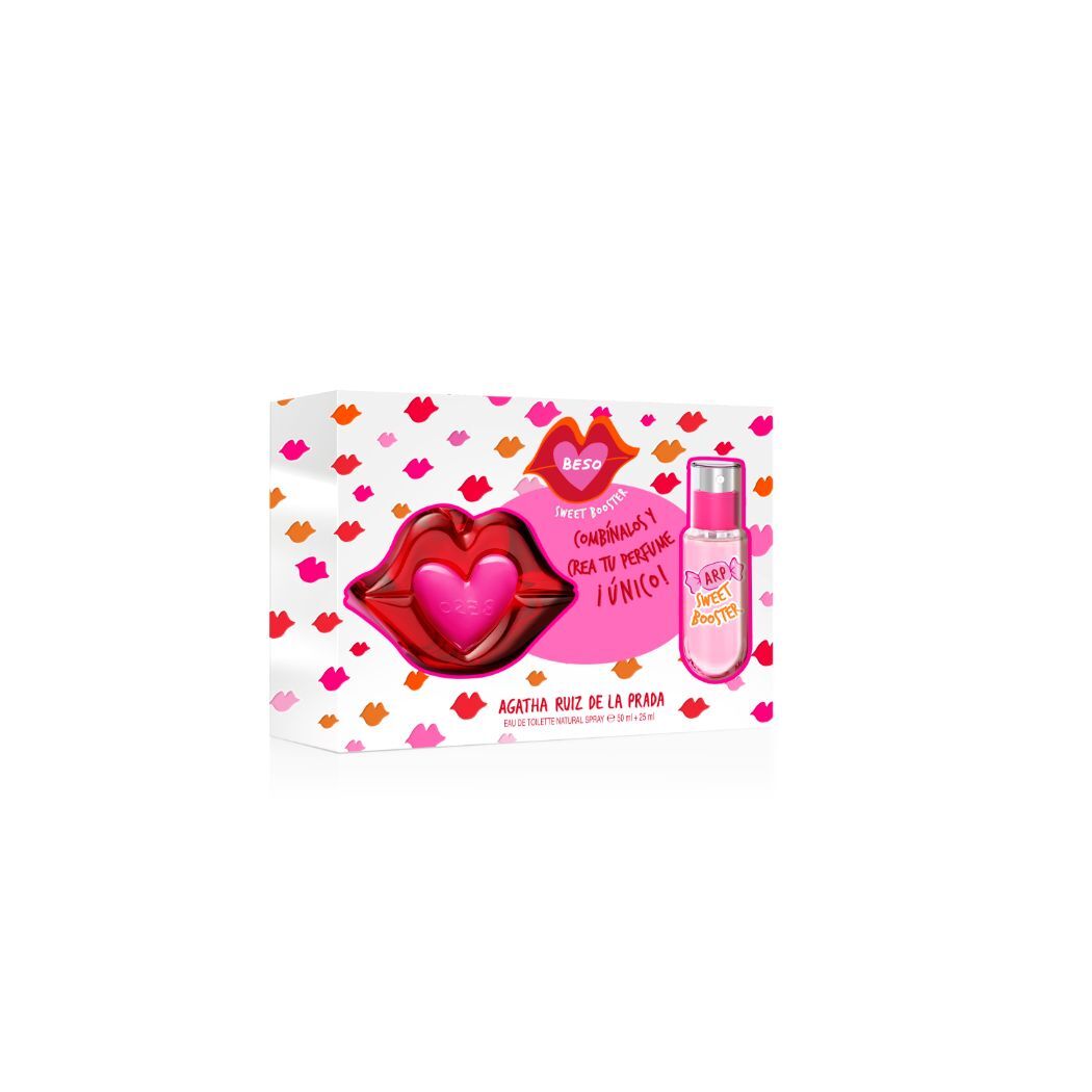 Agatha Ruiz de la Prada Beso EDT 50ml + Booster 25ml - Perfume Mujer