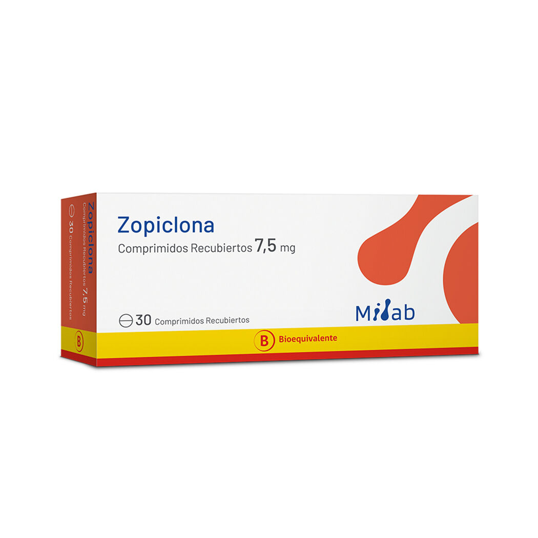 Zopiclona 7.5mg 30 Comprimidos Recubiertos
