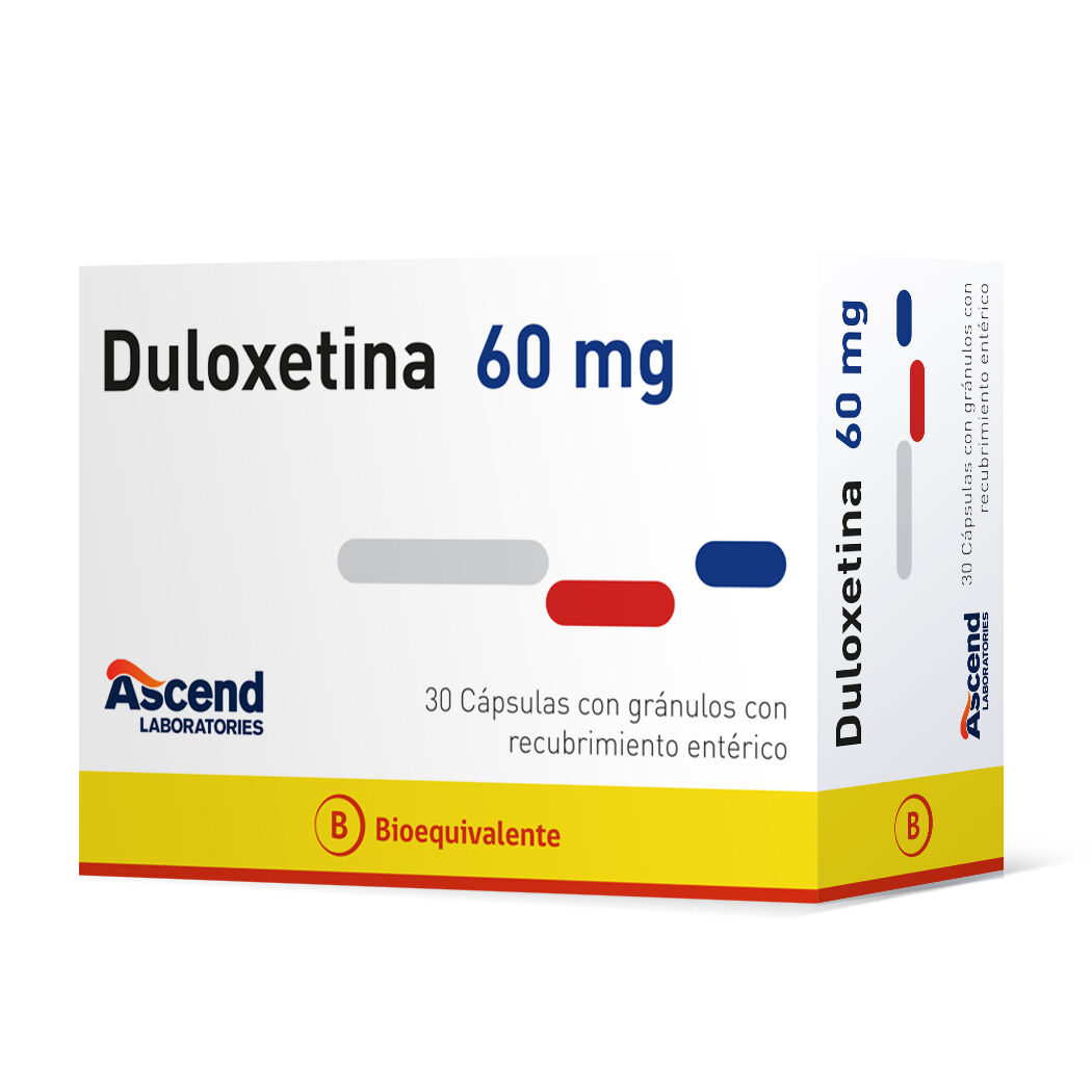 Duloxetina (B) 60mg 30 Cápsulas