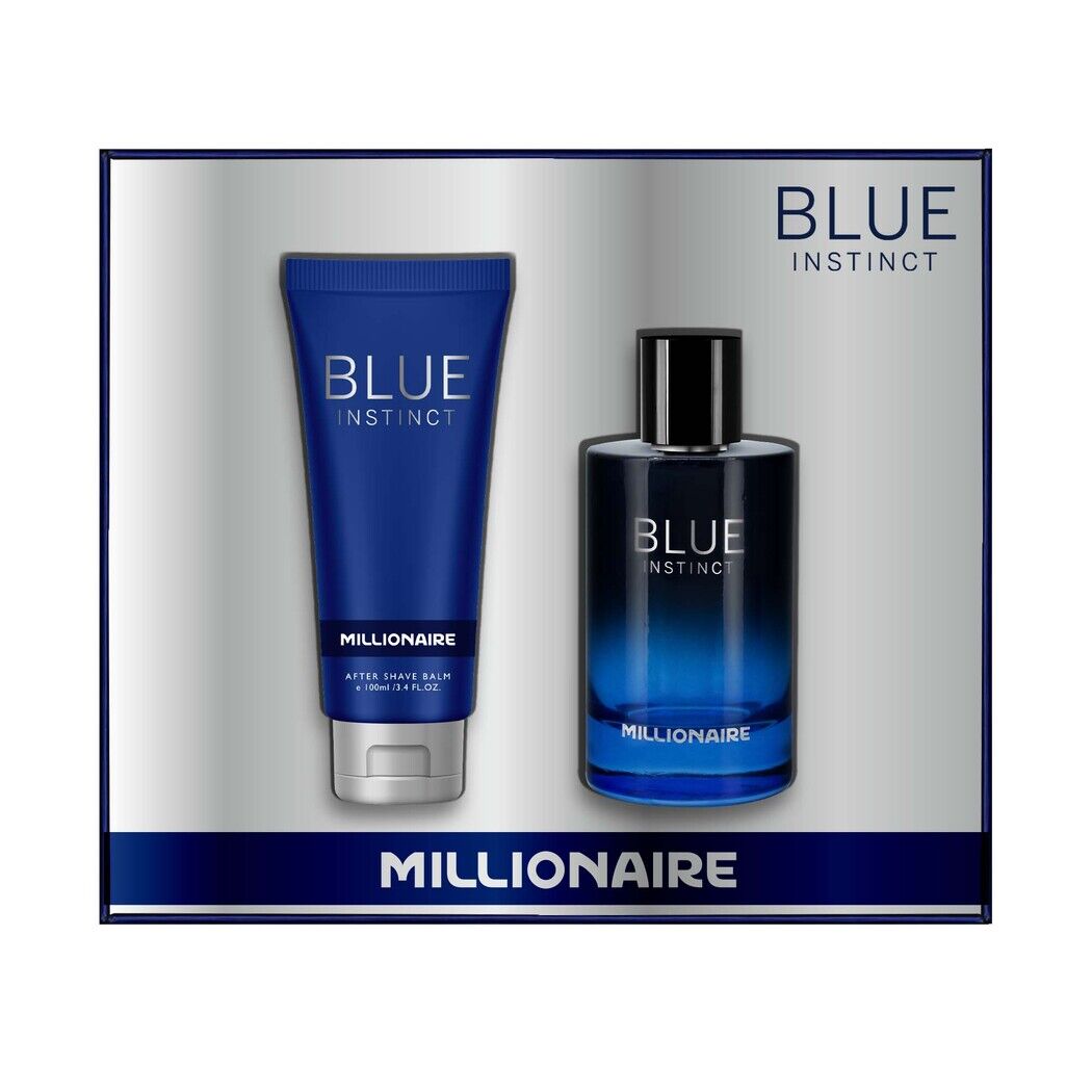 Set Millionaire Blue Instinct 95ml + After Shave 100ml