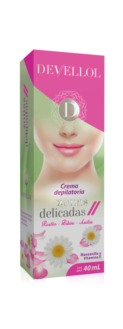 Devellol Crema Depilatoria Para Zonas Delicadas 40ml
