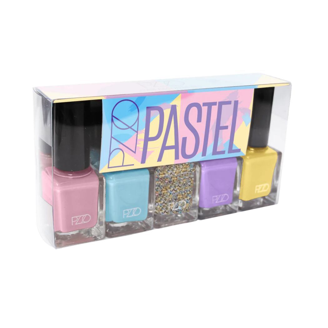 Set de 5 Esmaltes de Uñas Pastel