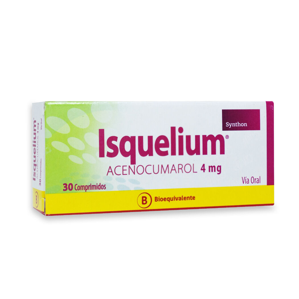 Isquelium (B) Acenocumarol 4mg 30 Comprimidos