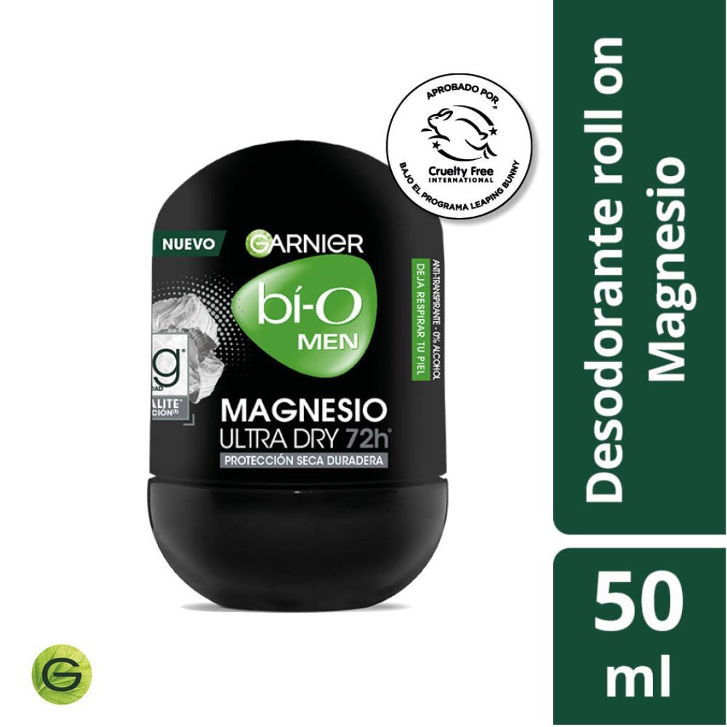 Bí-O Magnesium Men Roll-On Contra Sudoración 50ml