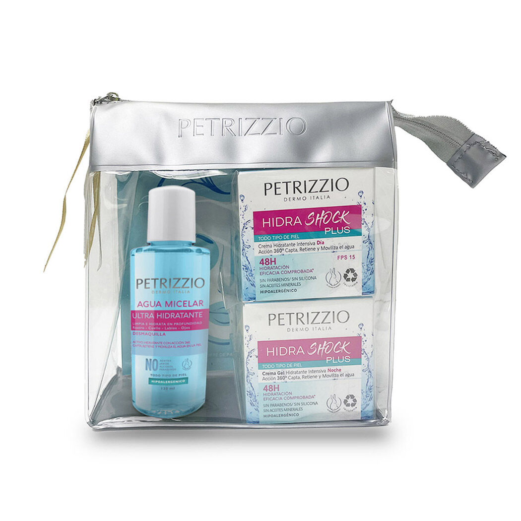 Set Cuatripack HidraShock Plus Petrizzio Dermo