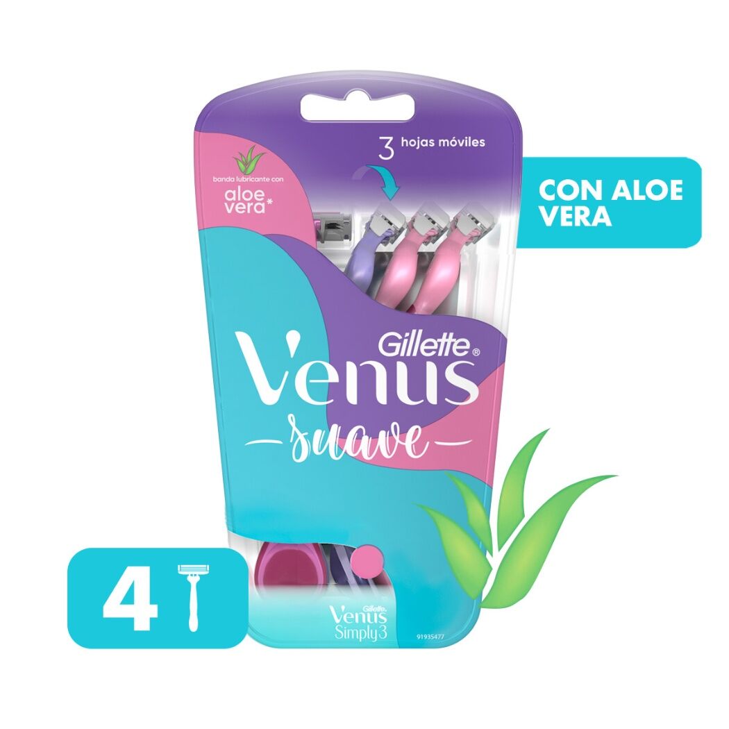 Afeitadora Desechable Con Aloe Vera