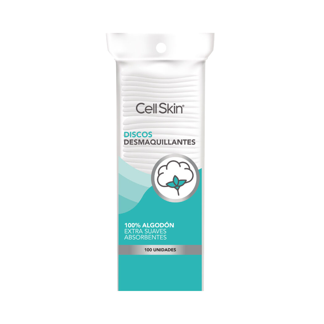 Pétalos de Algodón Desmaquillantes Cell Skin 100 Unidades