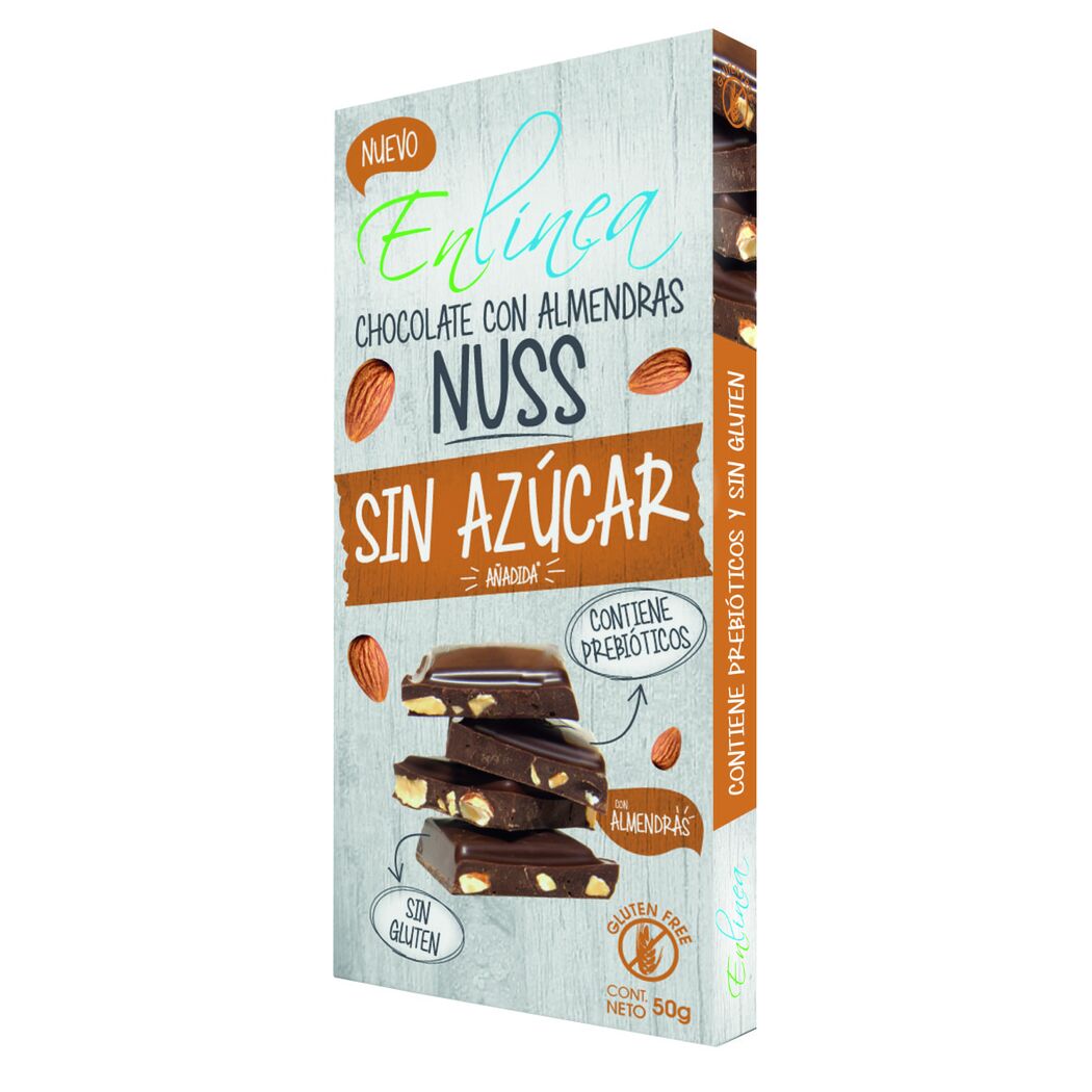 En Línea Barra de Chocolate Nuss 50g