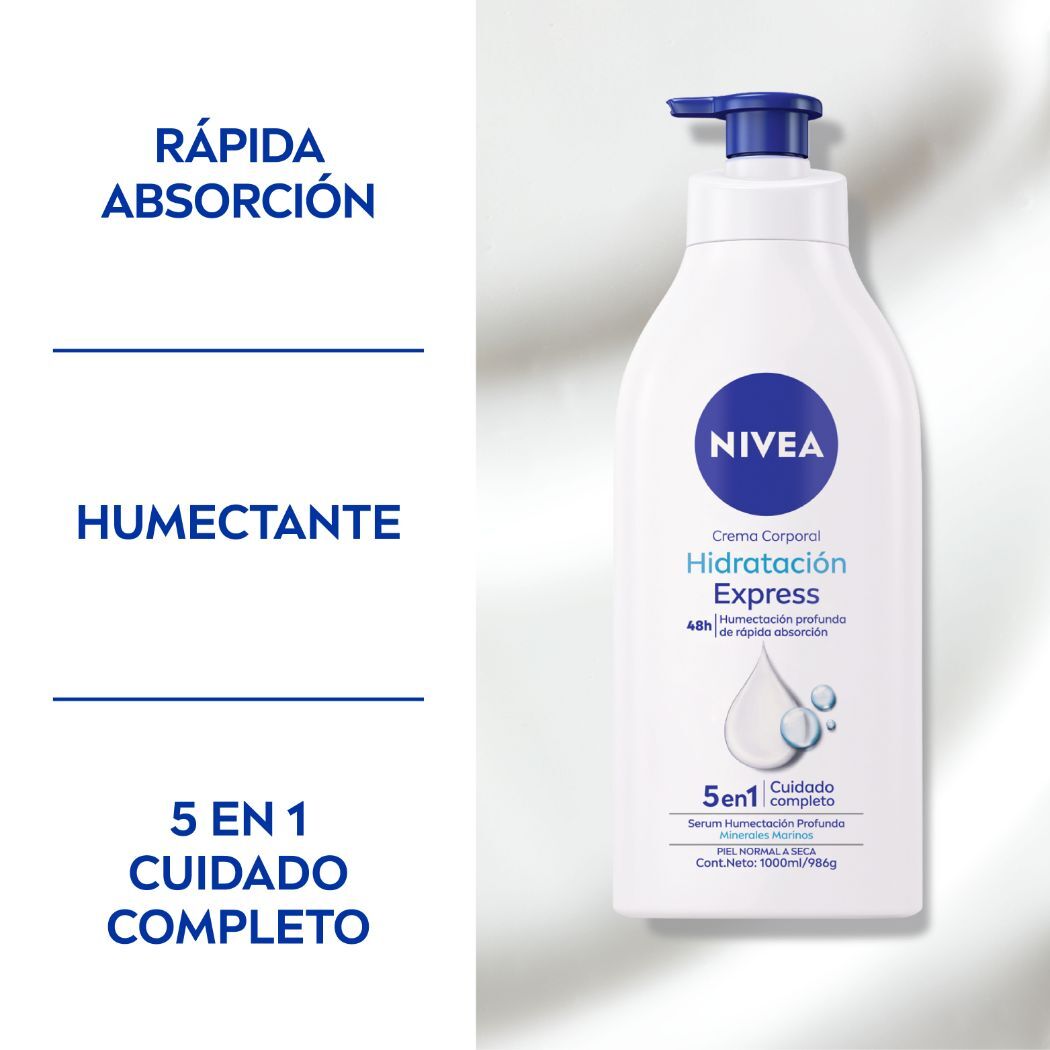 Nivea Crema Corporal Hidratación Express 1000ml