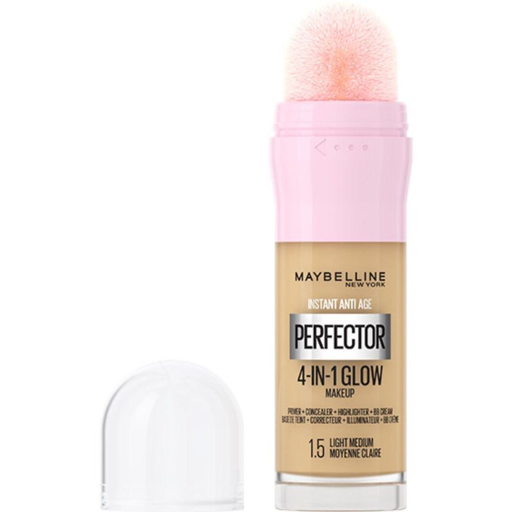 Base de Maquillaje Maybelline Instant Perfector Glow 1.5 Medium Deep