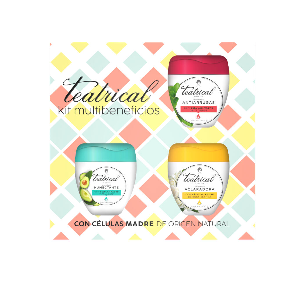 Tripack Antiarruga + Aclara + Humectante 3x100ml